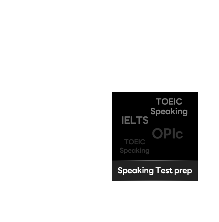 Speaking Test prep